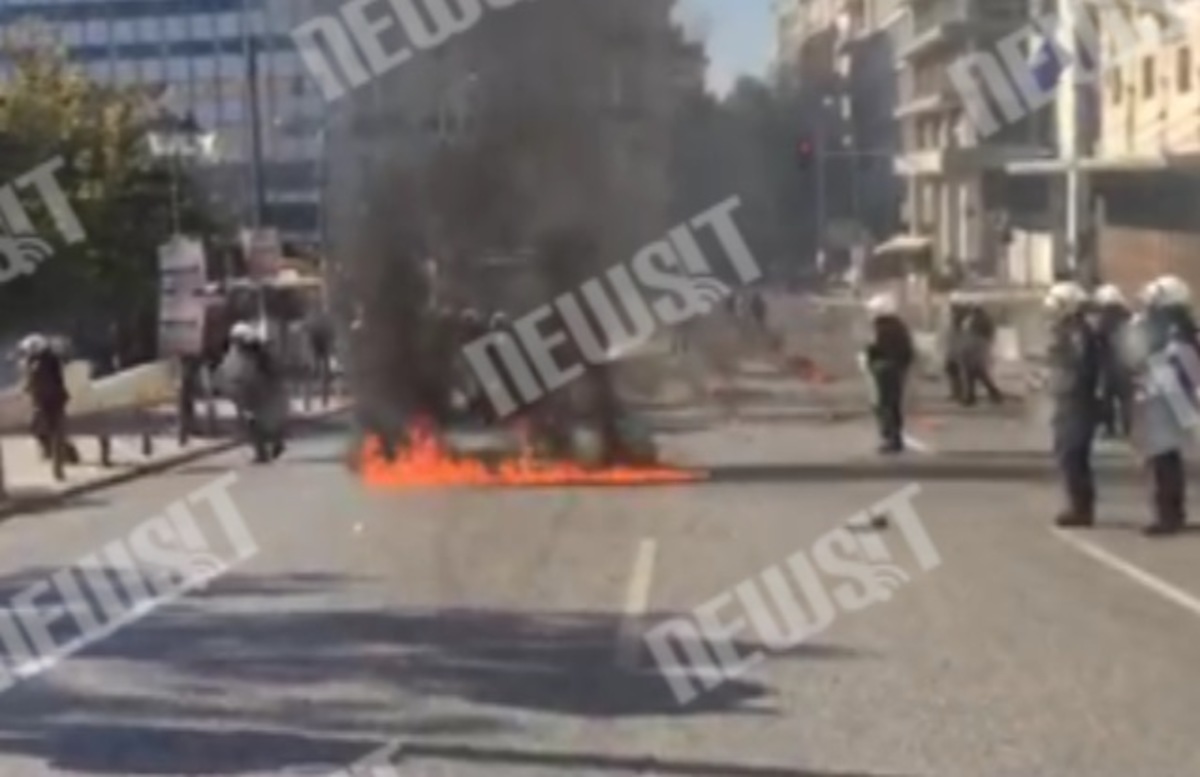 Δακρυγόνα μολότοφ και επεισόδια