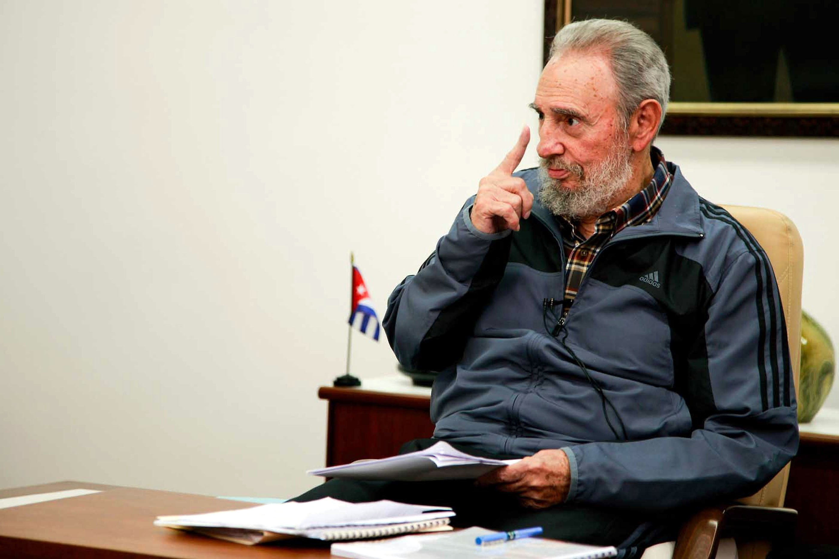 Ο Φιντέλ Κάστρο υπέγραψε μια διακήρυξη για «την υπεράσπιση της Παλαιστίνης»