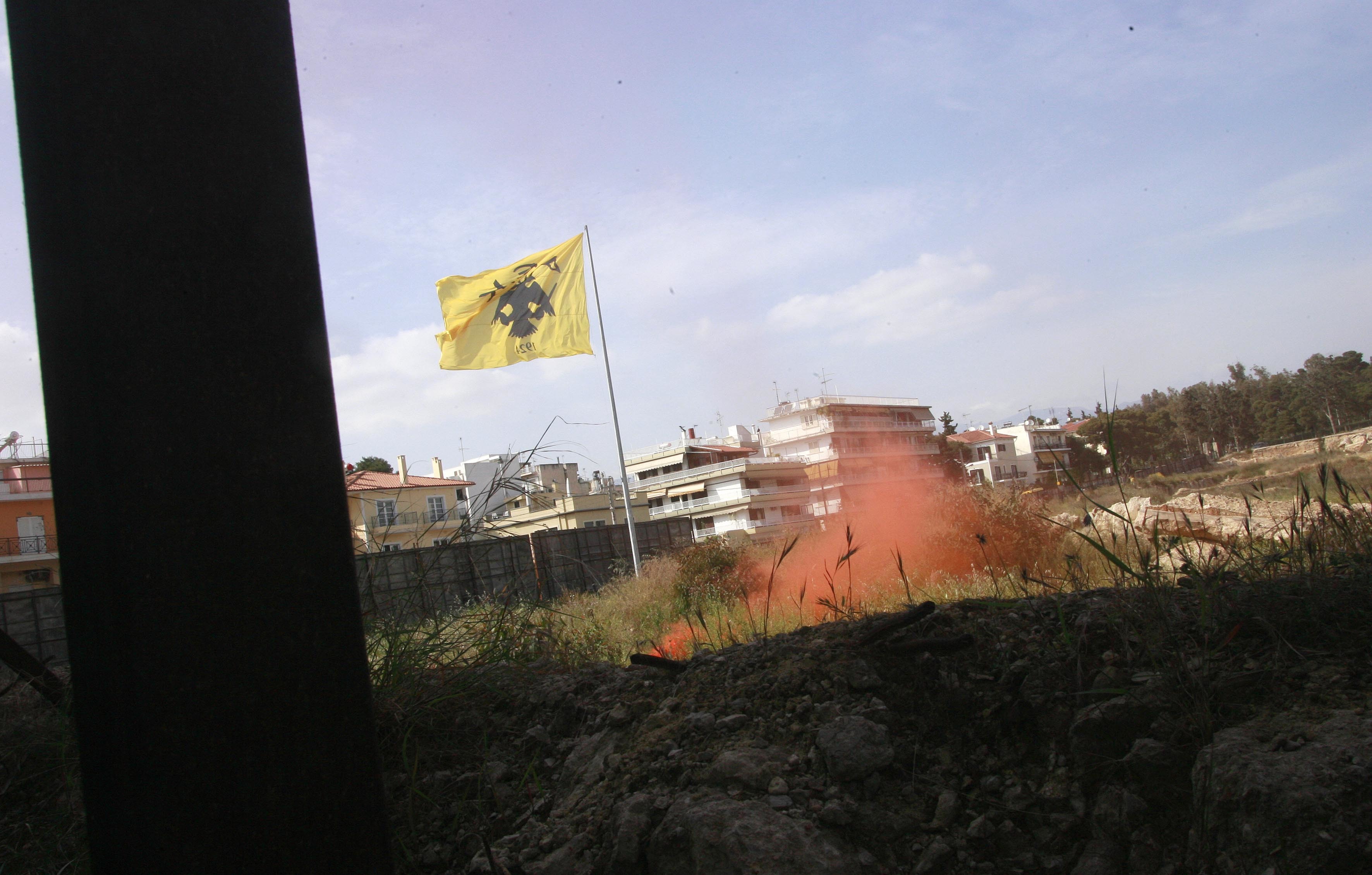 Μόνο η σημαία υπάρχει αυτή τη στιγμή στη Νέα Φιλαδέλφεια