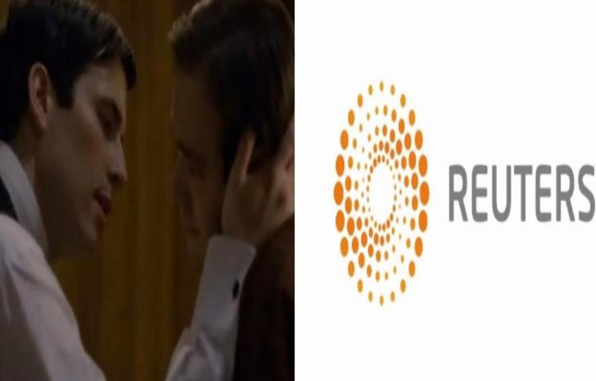 Το Reuters σχολιάζει το gay φιλί !
