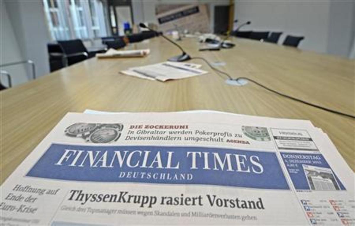 Απολύονται 25 εργαζόμενοι από τους Financial Times