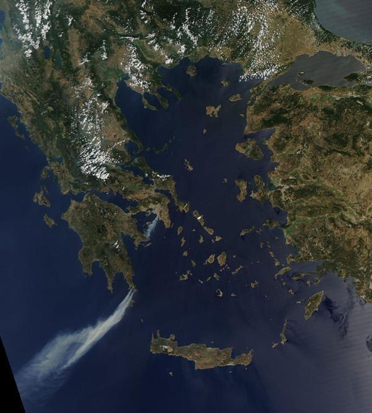 Φωτιές: Έτσι φαίνονται από το διάστημα