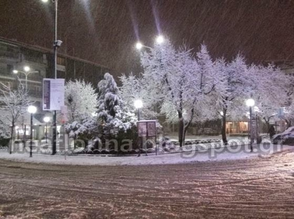 Λευκό τοπίο και στη Φλώρινα! Ο Μάρτης έδειξε τα “δόντια” του (ΦΩΤΟ)