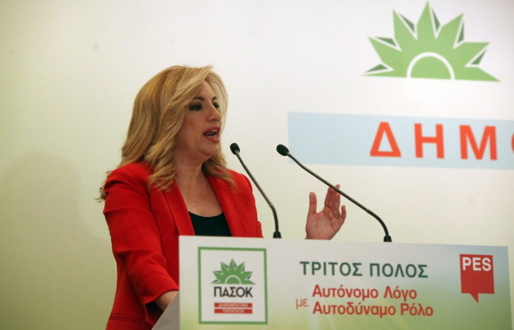 Η Φώφη Γεννηματά ζητά αλλαγές στον εκλογικό νόμο και κατάργηση του bonus των 50 εδρών