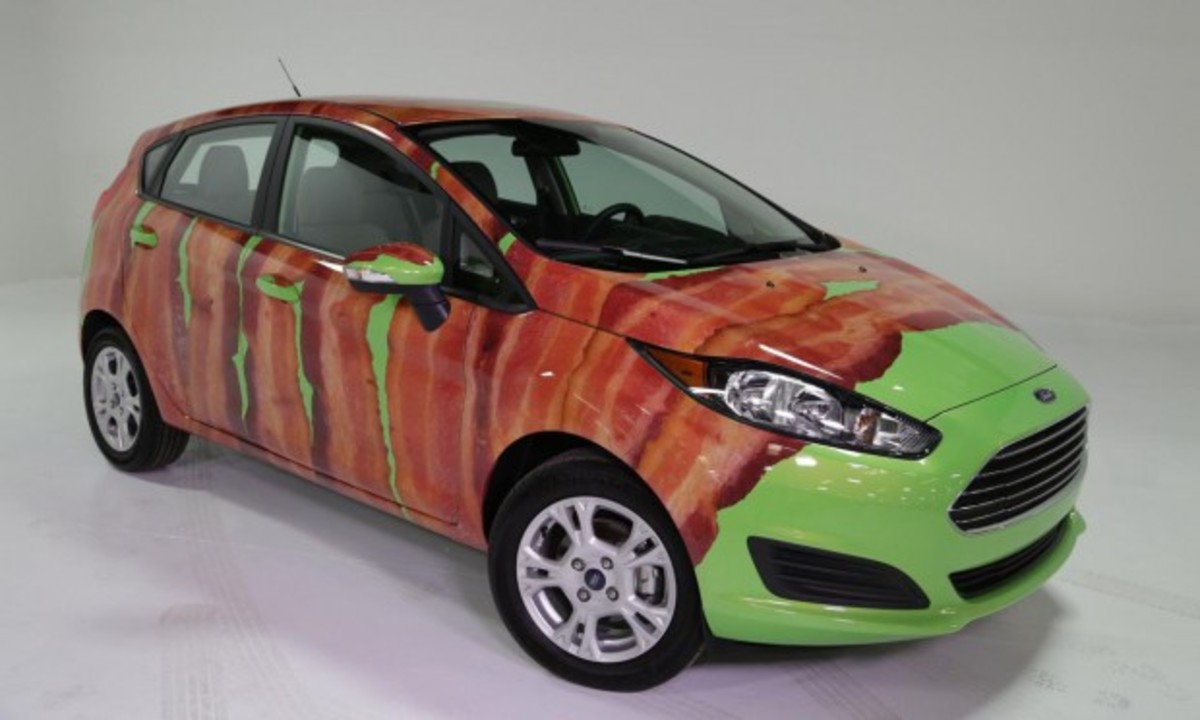 Ένα Ford Fiesta με… «γεύση» μπέικον (VIDEO)
