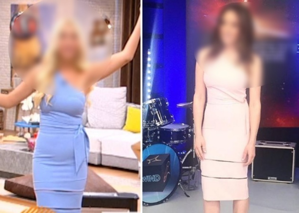 Ελληνίδες παρουσιάστριες με το ίδιο φόρεμα σε διαφορετικές εκπομπές!