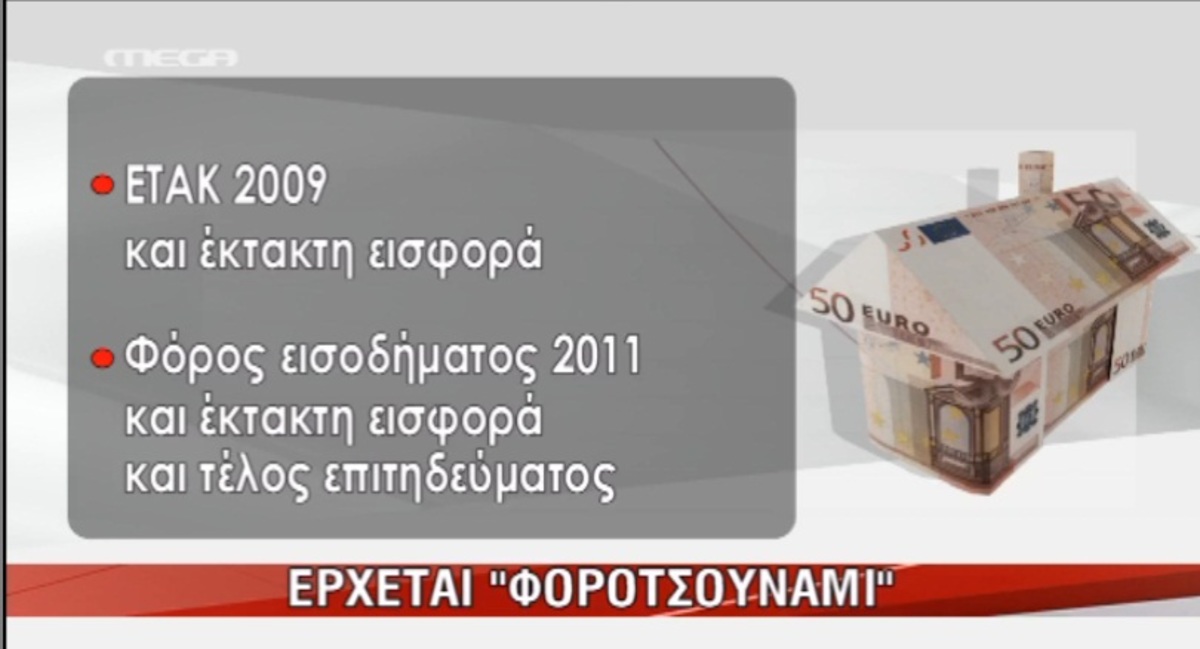 Έρχεται “φοροτσουνάμι”