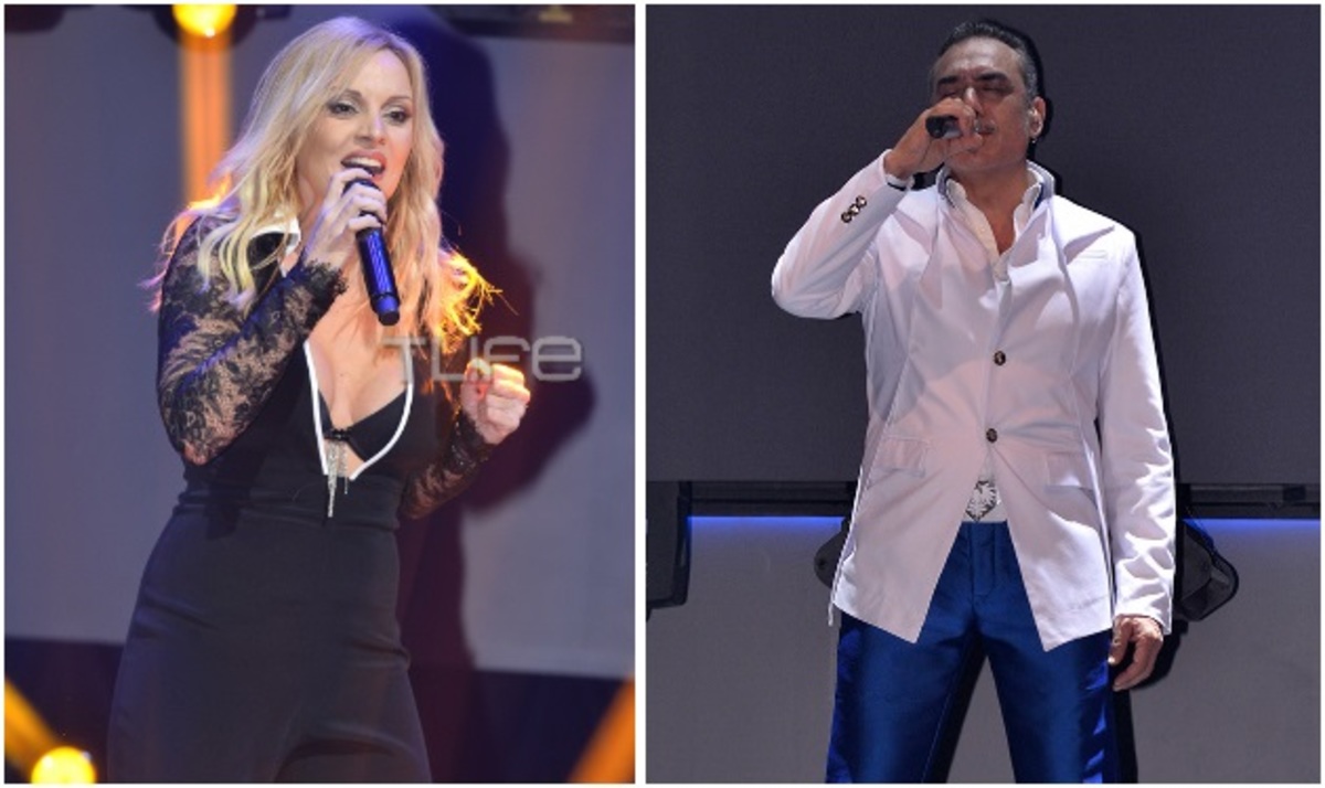 Η σέξι Πέγκυ Ζήνα και η …”γαλανόλευκη” εμφάνιση του Σφακιανάκη