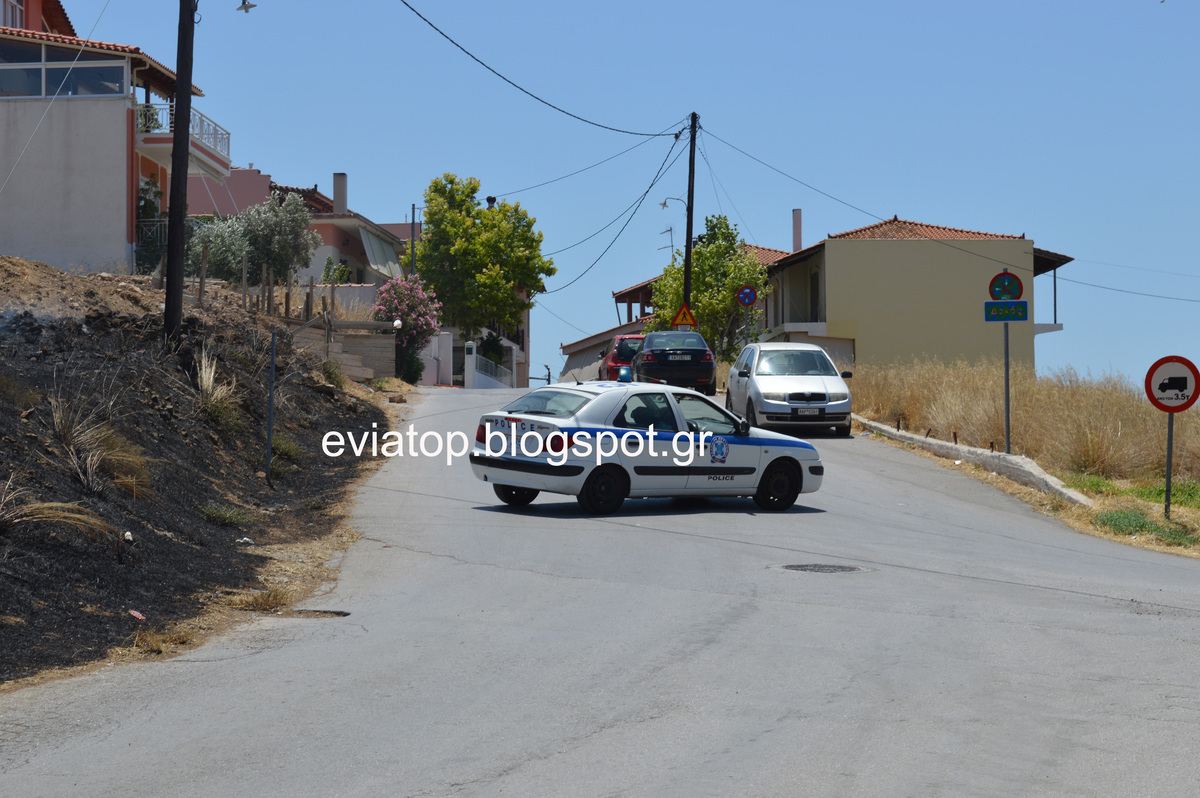 Υπο μερικό έλεγχο η φωτιά στην Εύβοια