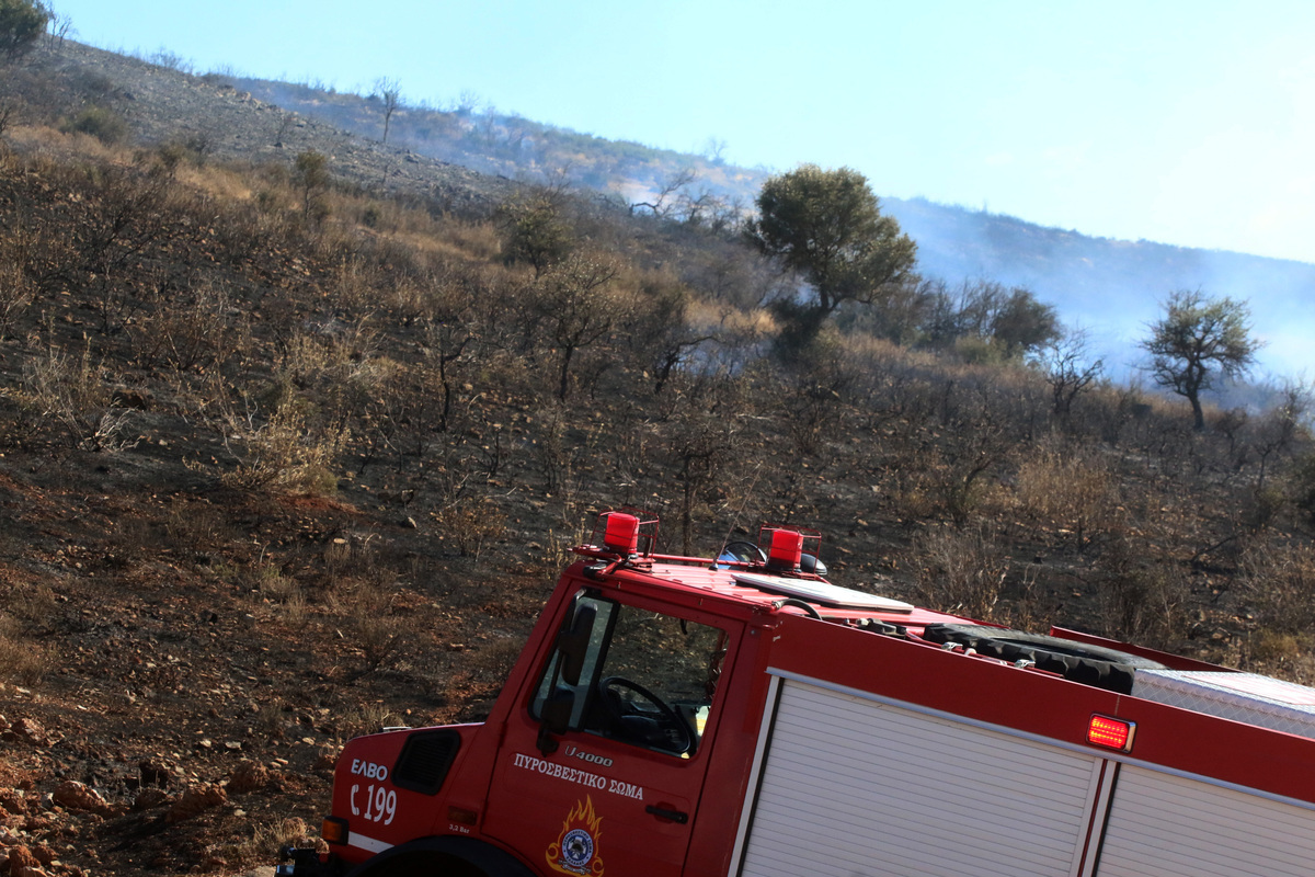 Κρήτη: Υπό μερικό έλεγχο η φωτιά στην Ασή Γωνιά – Στάχτη πάνω από 100 στρέμματα