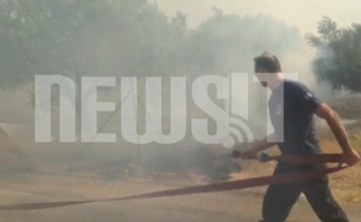 Ανεξέλεγκτη η φωτιά!