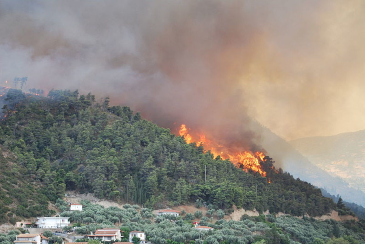 Φωτιά στη Νεάπολη Λακωνίας