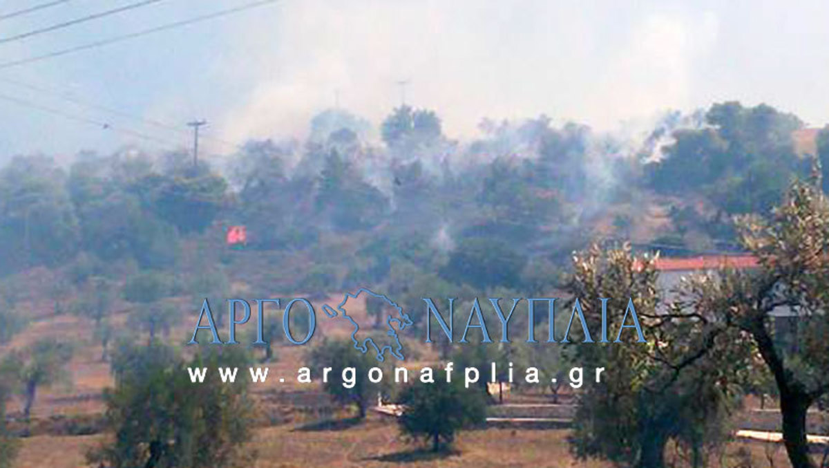 Φωτιά τώρα στους Φούρνους Αργολίδας