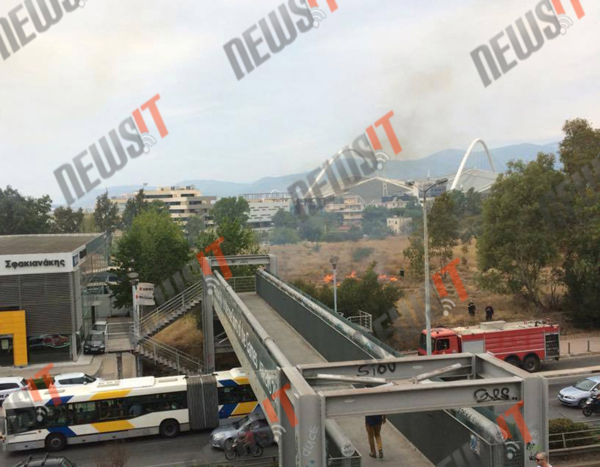 Φωτιά τώρα στο Χαλάνδρι [pic, vid]