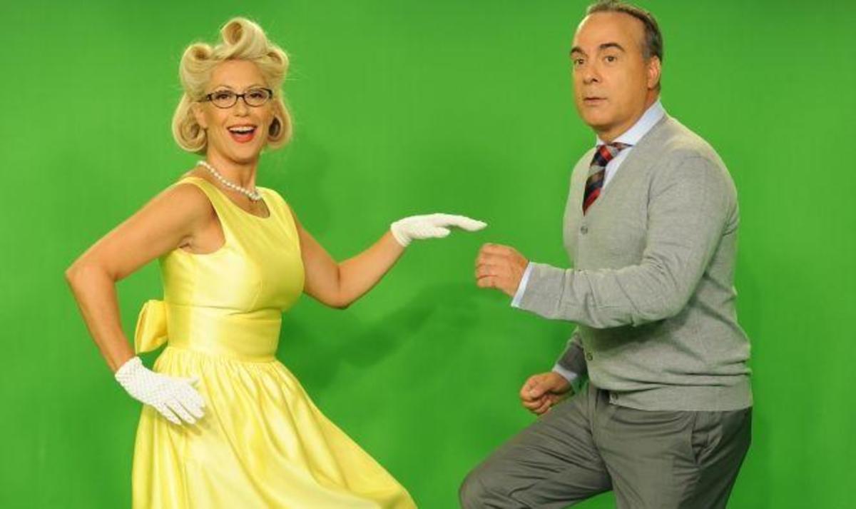 Φώτης και Μαρία με ’50s look για την εκπομπή