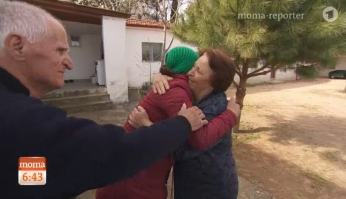 Εικόνα από το ρεπορτάζ του γερμανικού καναλιού ARD