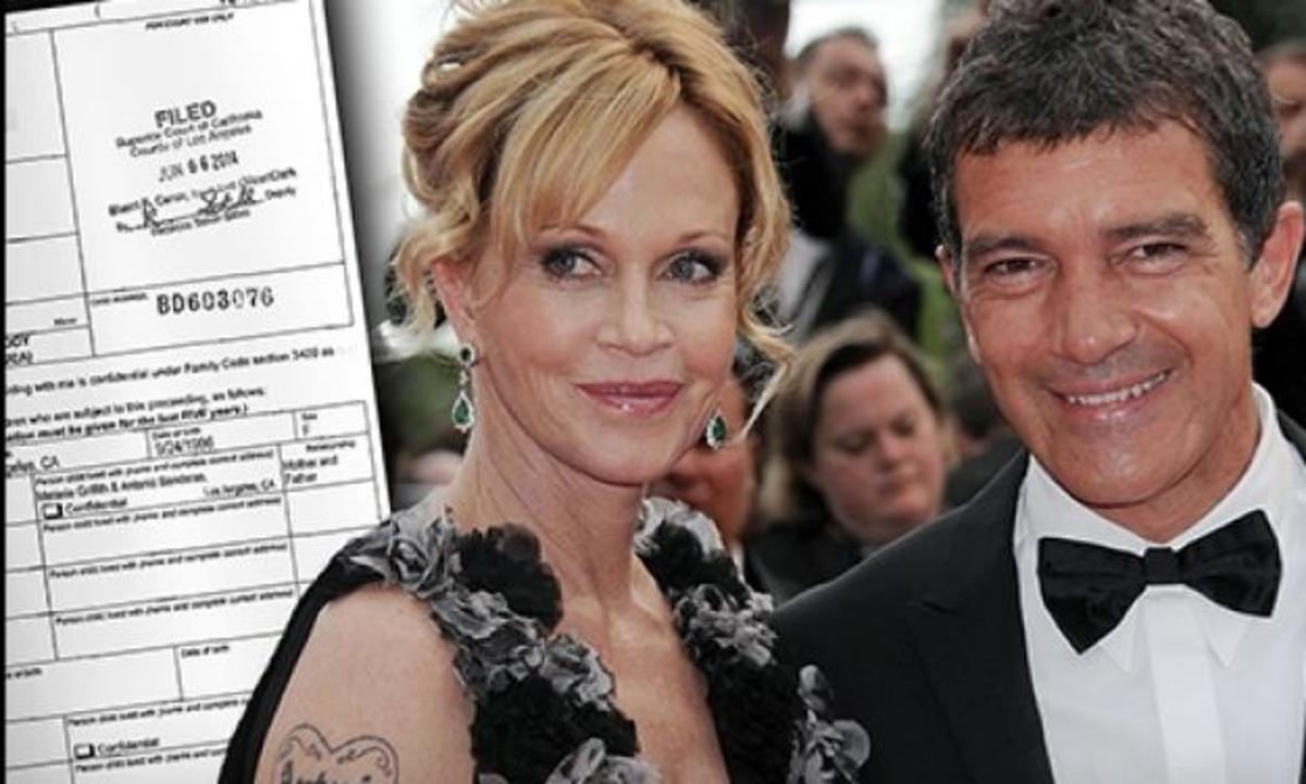 Melanie Griffith και Antonio Banderas:Τα 18 χρόνια γάμου και τα χαρτιά διαζυγίου που κατέθεσε η ηθοποιός!