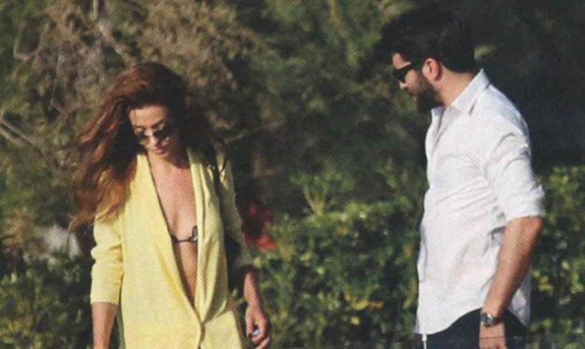 Ελένη Φουρέιρα: Σέξι εμφάνιση με τον καλό της στην παραλία!