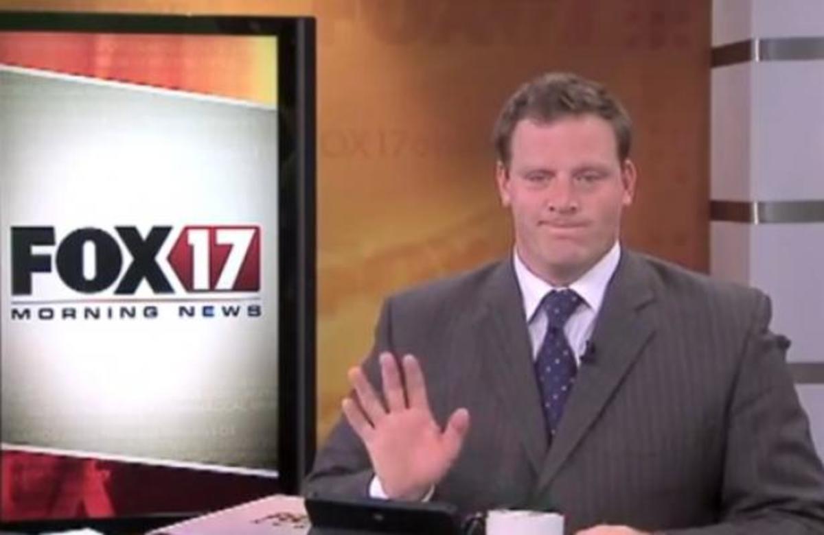 Κάποιος δεν είχε κοιμηθεί καλά στα πρωινά νέα του Fox 17…