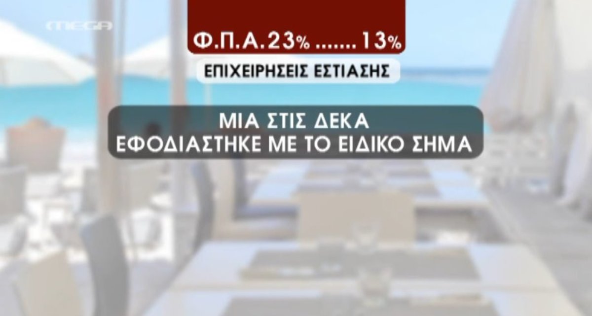 Ίδιες οι τιμές παρά τη μείωση του ΦΠΑ