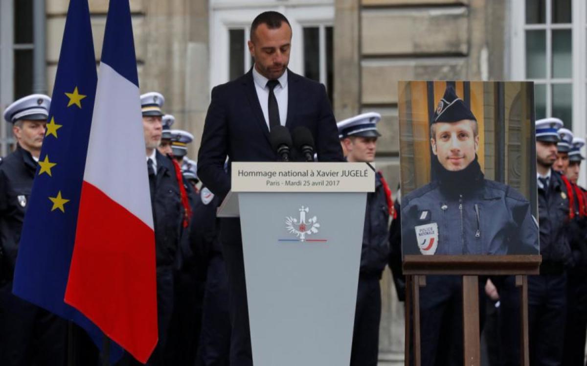 Συγκινεί ο σύντροφος του νεκρού Γάλλου αστυνομικού: “Δεν θα έχετε το μίσος μου”