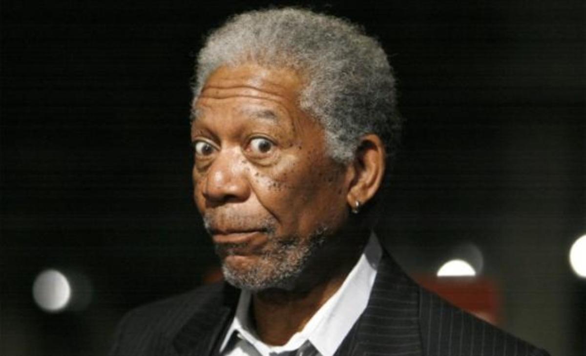 Τρόμος στον αέρα για τον Morgan Freeman!