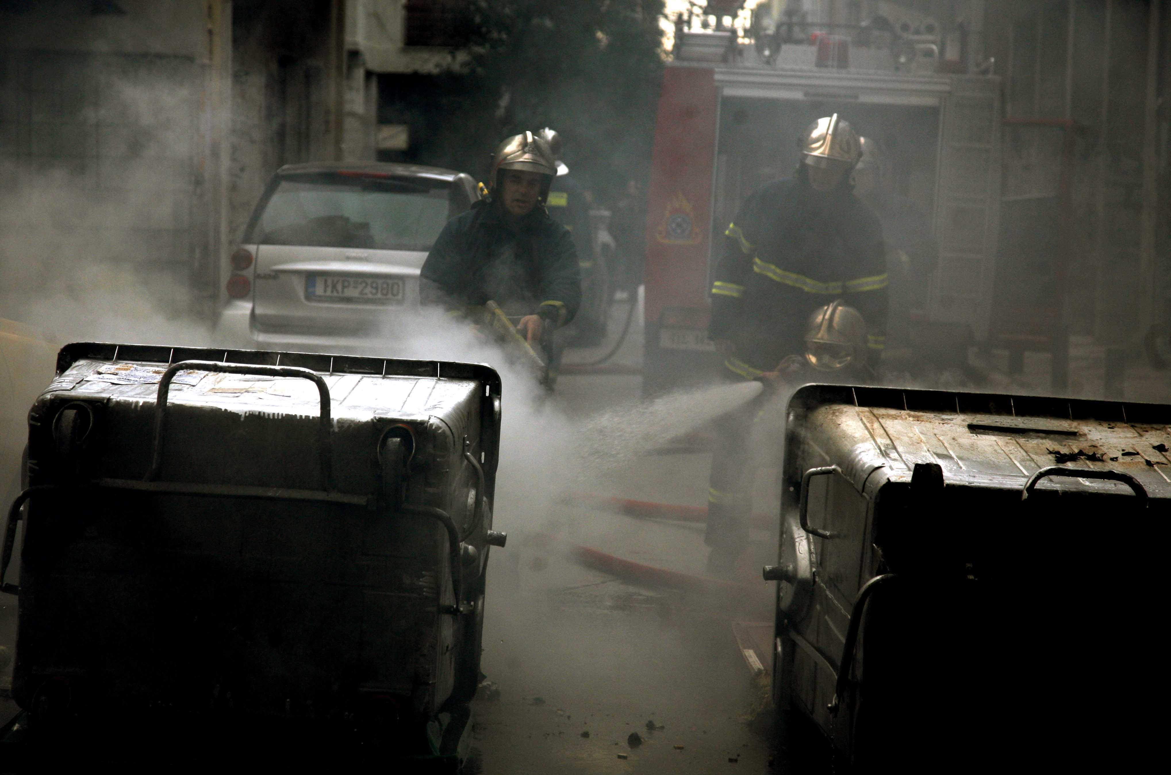 Η αστυνομία πιστεύει ότι πρόκειται για εμπρησμό - ΦΩΤΟ EUROKINISSI