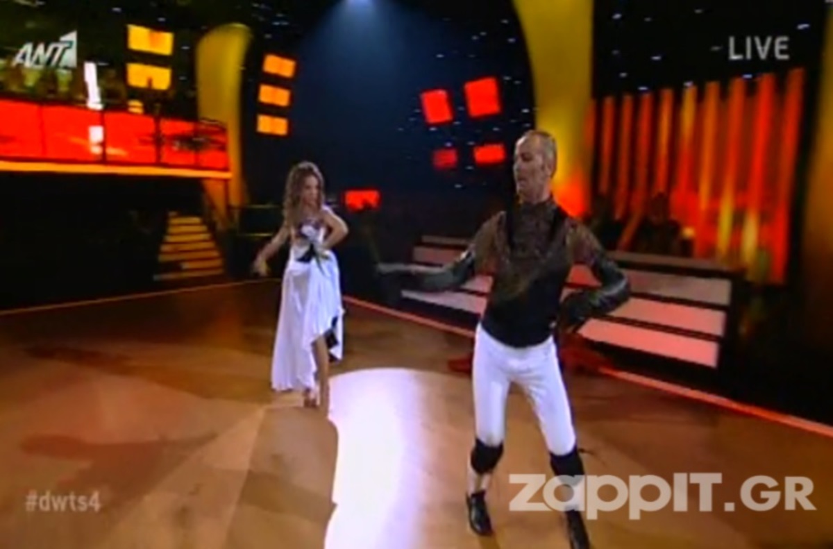 DWTS 4: Το απίθανο πάσο ντόμπλε του Λάκη Γαβαλά!
