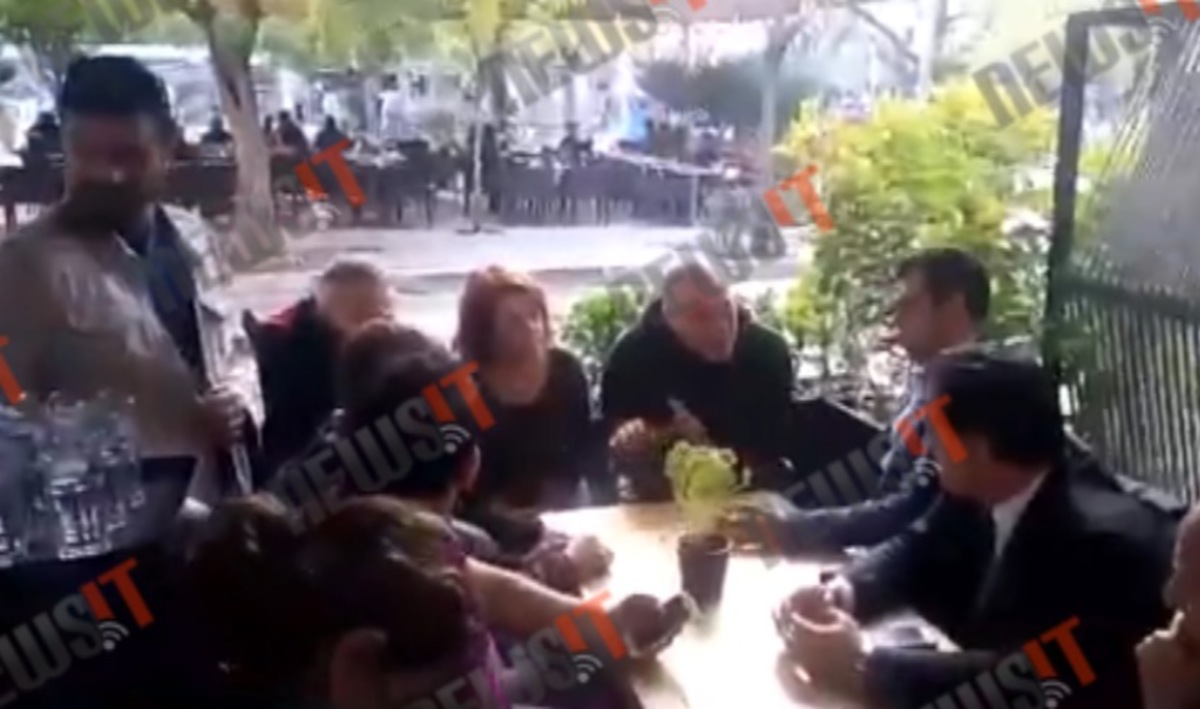 Γεωργιάδης στην πλατεία Βικτώριας