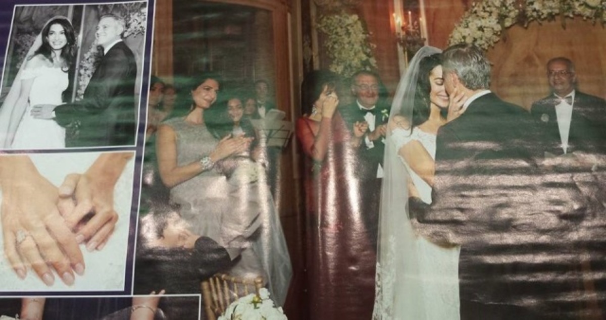Μέσα στο γάμο του George Clooney και της Amal Alamuddin! Δες το άλμπουμ με τις φωτογραφίες τους