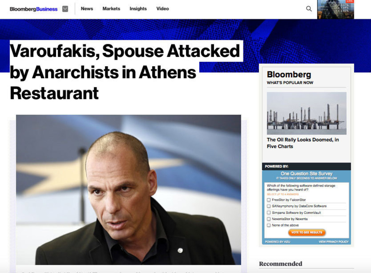 Global Gianis! Δεν φαντάζεστε ποιά ξένα ΜΜΕ έγραψαν για την επίθεση στα Εξάρχεια!