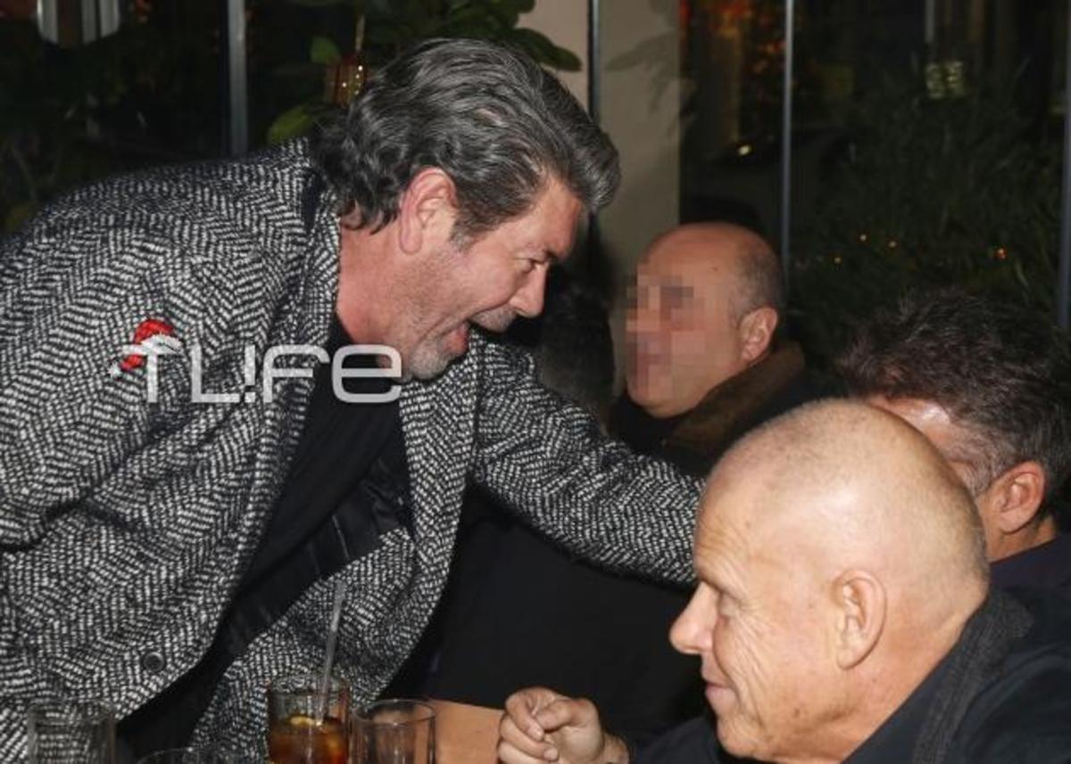 Γιάννης Λάτσιος: Η σπάνια βραδινή έξοδος και τα αστεία με τον Γιώργο Λιάγκα! [pics]