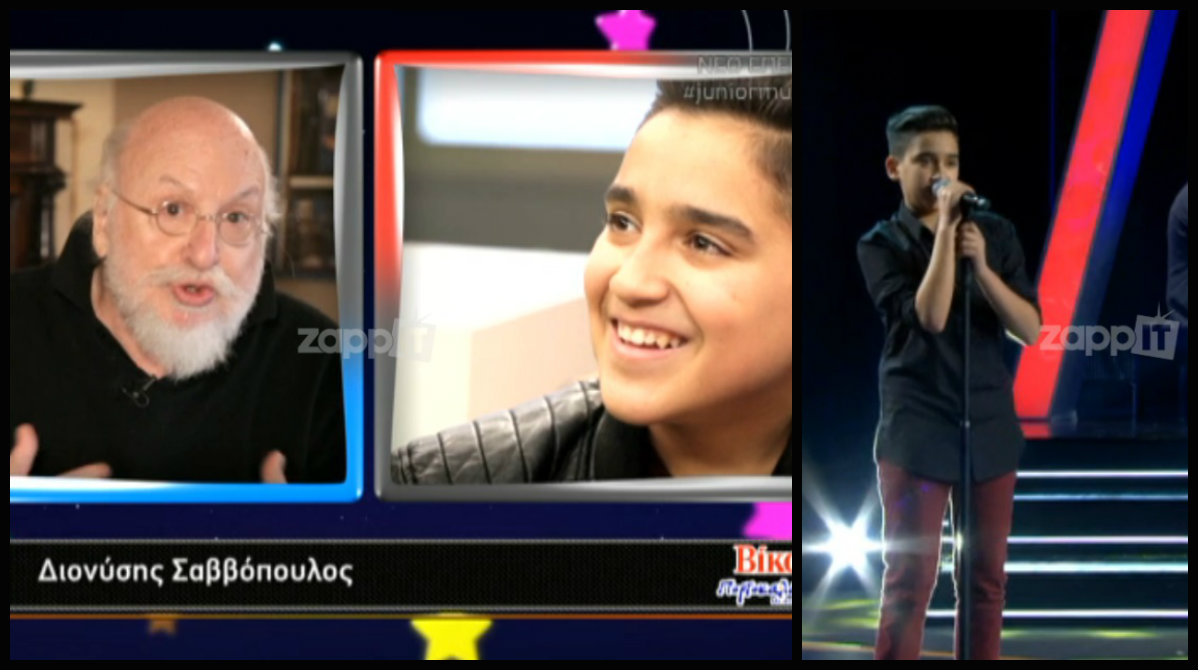 Junior Music Stars – Τελικός: Η εκπληκτική ερμηνεία του Γιώργου και η συμβουλή του Σαββόπουλου!