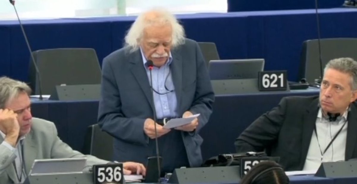 Πρώτη Γλέζου στο Ευρωκοινοβούλιο