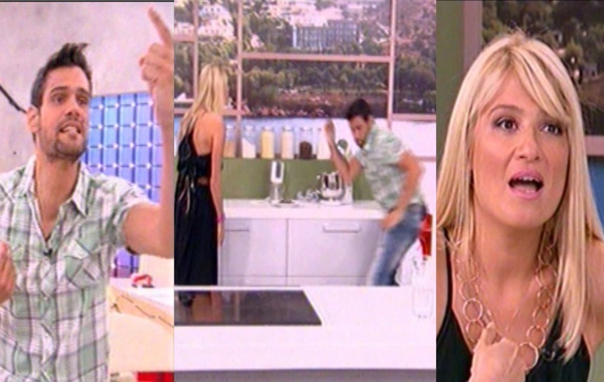 Άγριος καβγάς Σκορδά – Ουγγαρέζου! Της πέταξε το γλυκό στο πάτωμα!