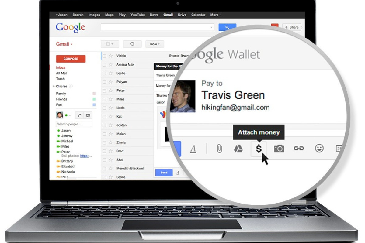 Η Google επιτρέπει την αποστολή χρημάτων μέσα από το Gmail!