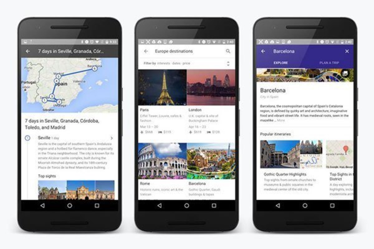 Διακοπές με τη βοήθεια του Google Destinations