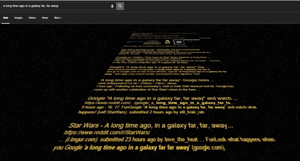 Η Google παίζει με το Star Wars!