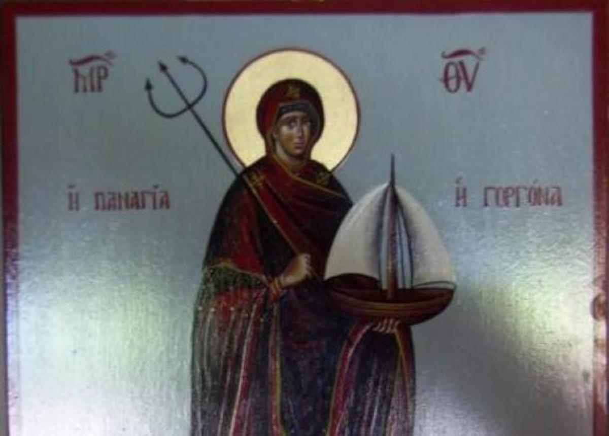 Η απίστευτη εικόνα της Παναγίας…Γοργόνας!