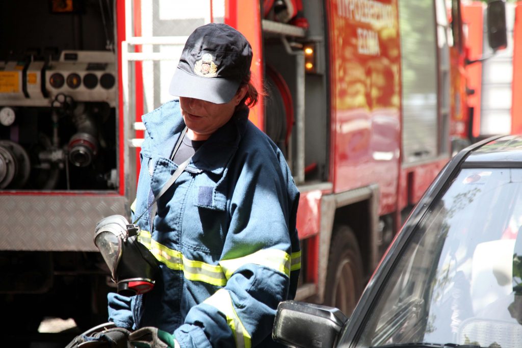 Πυρκαγιά σε κτίριο υποστήριξης της “Εγνατία Οδός Α.Ε.” στα Γρεβενά