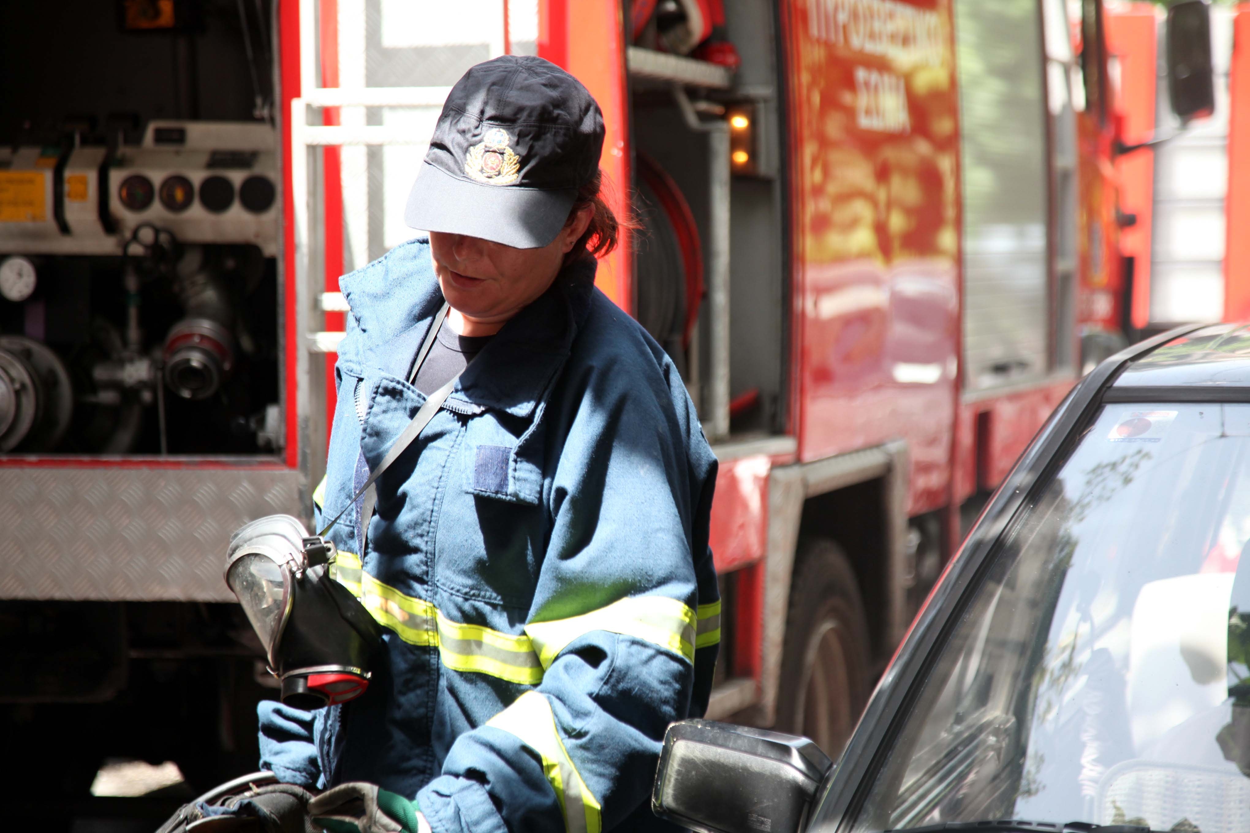 Πυρκαγιά σε κτίριο υποστήριξης της “Εγνατία Οδός Α.Ε.” στα Γρεβενά
