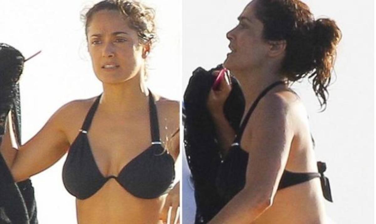 Salma Hayek: Κολάζει στα 48 της χρόνια, με το καυτό μπικίνι της!