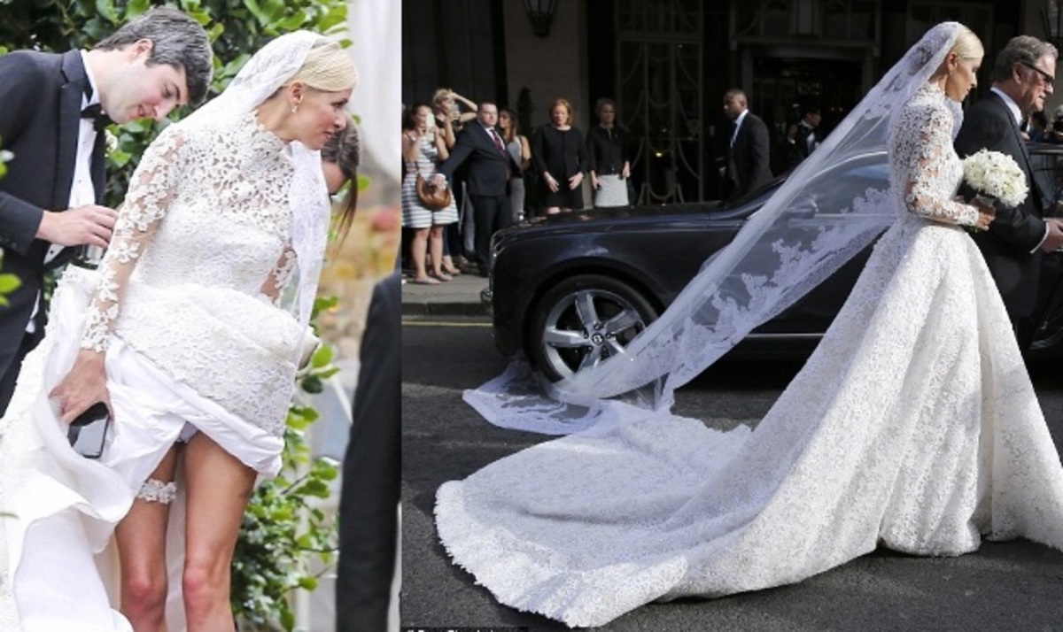 Το απίστευτο ατύχημα της Nicky Hilton στο γάμο της! Πιάστηκε το πέπλο…