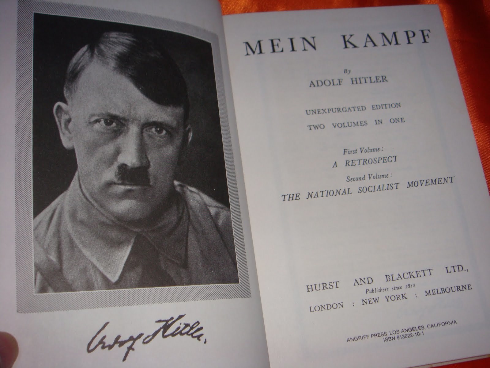 Απαγόρευσαν την δημοσιεύση αποσπασμάτων από το βιβλίο του Χίτλερ “ο Αγών μου”