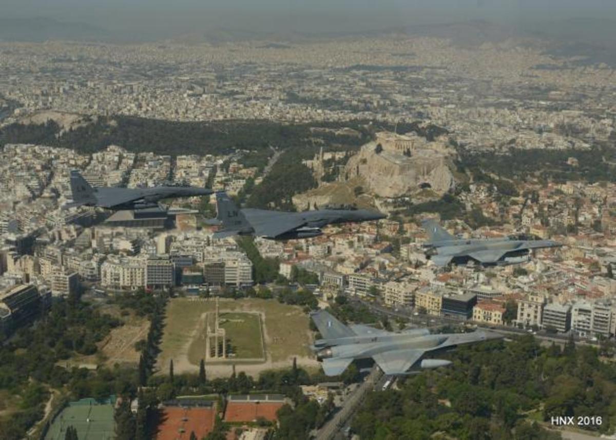 Ηνίοχος 2017: Ισραήλ, ΗΠΑ, Ελλάδα, ΗΑΕ, Ιταλία σε αεροπορική άσκηση στο FIR Αθηνών
