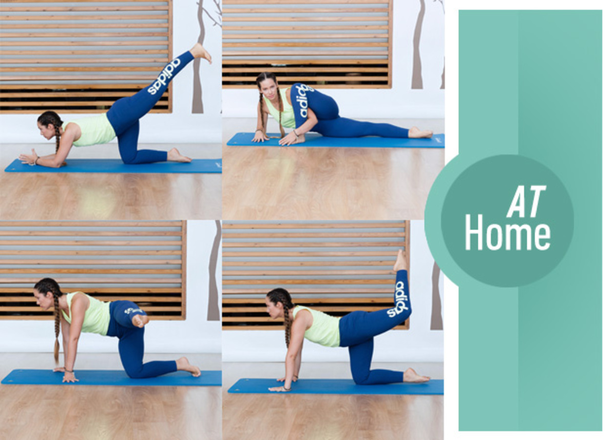 Γυμναστική στο σπίτι: Ανόρθωση και σύσφιξη γλουτών σε 15 λεπτά!