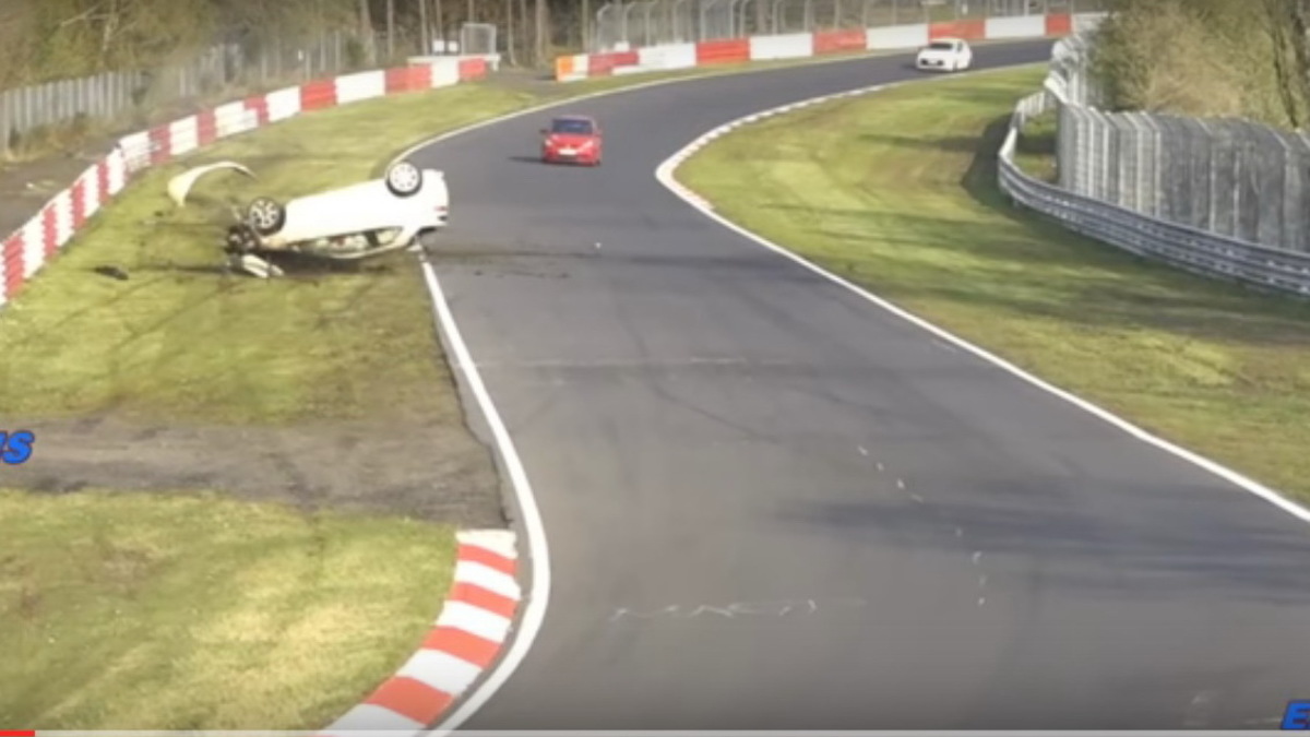 Τρομακτικό! Δείτε ένα Honda Type R να κάνει κωλοτούμπες στο Nürburgring (VIDEO)
