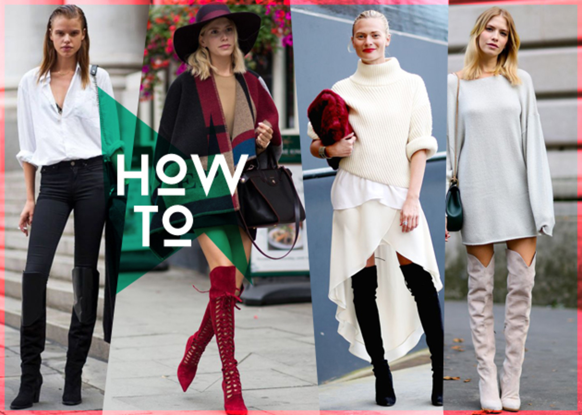 Οδηγός αγοράς: Πώς να φορέσεις τις μπότες πάνω από το γόνατο