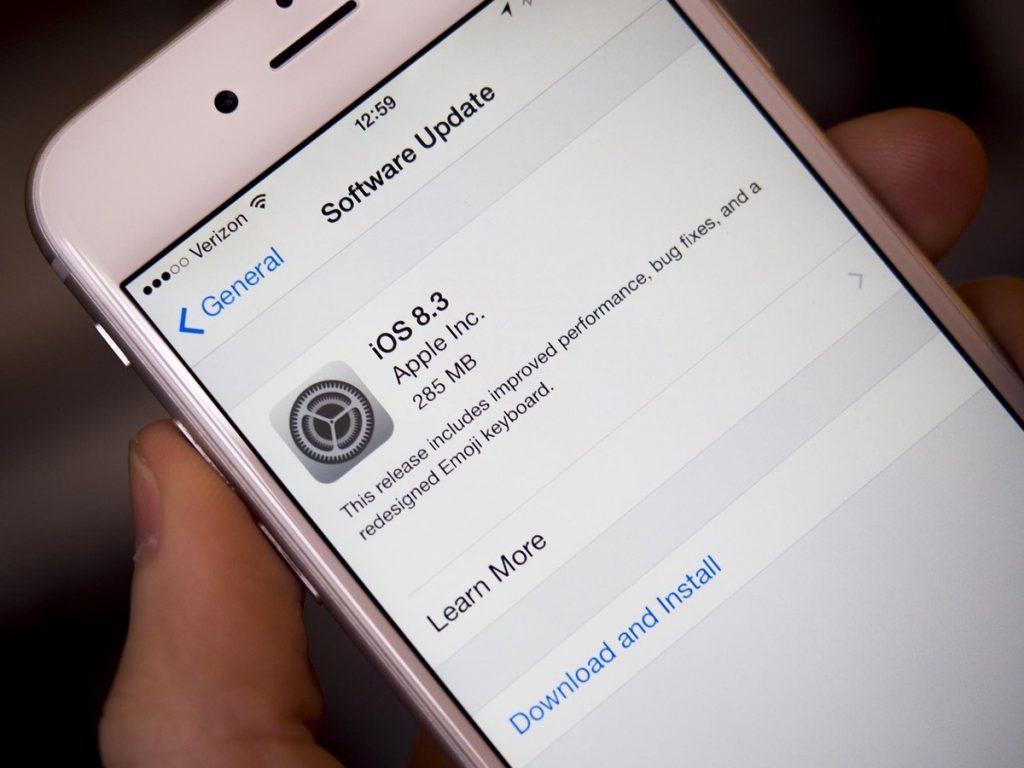 Διαθέσιμη η νέα αναβάθμιση iOS 8.3