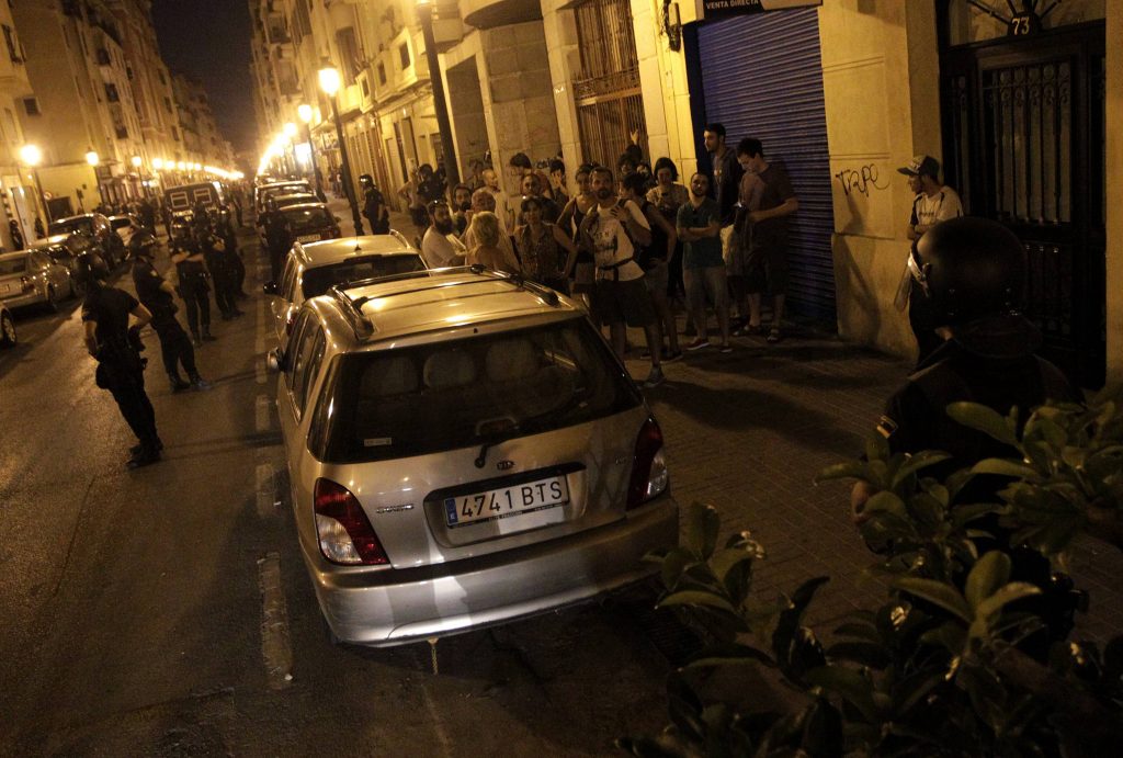 12 τραυματίες σε αντικυβερνητικές διαδηλώσεις στη Μαδρίτη